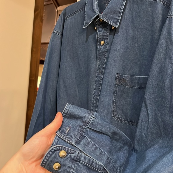 Dockers Mens Jean Button Down Shirt XL - Picture 4 of 5